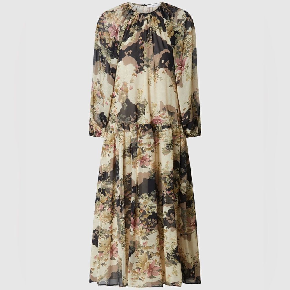 Mango Flowy Floral Printed Dress New - Picture 3 of 6